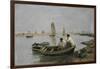 The Estuary-Eugene Louis Boudin-Framed Giclee Print