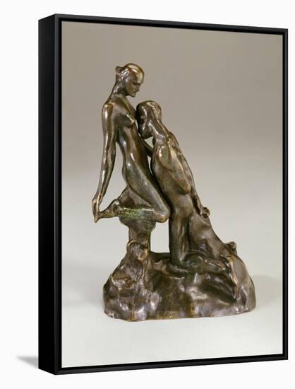 The Et Ernal Idol-Auguste Rodin-Framed Stretched Canvas