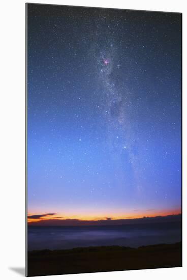 The Eta Carina Nebula and the Milky Way Visible at Dawn-null-Mounted Photographic Print