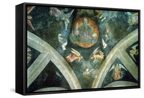 The Eternal Father, Early 16th Century-null-Framed Stretched Canvas