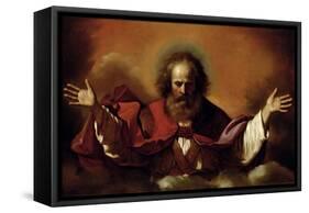 The Eternal Father-Guercino-Framed Stretched Canvas