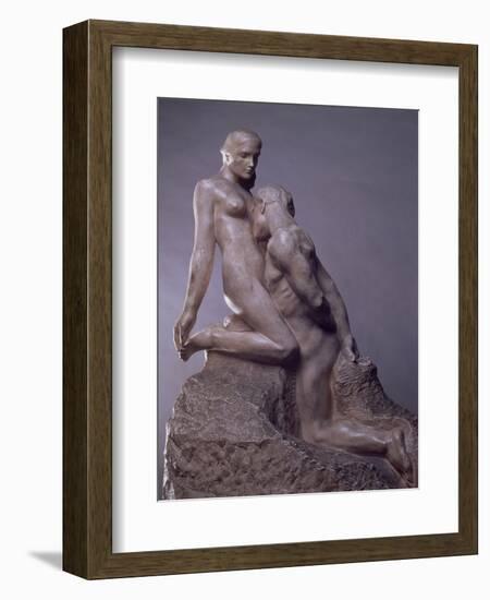 The Eternal Idol by Auguste Rodin (1840-1917), C.1889-null-Framed Giclee Print