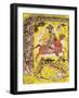 The Ethiopian Army Attacking the Italian Troops, War in Abyssinia, Ethiopia.-null-Framed Giclee Print