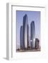 The Etihad Towers, Abu Dhabi, United Arab Emirates, Middle East-Angelo Cavalli-Framed Photographic Print