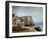 The Etretat Cliffs after the Storm by Gustave Courbet-null-Framed Photographic Print