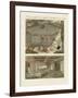 The Etruscan Catacombs in the Old Town of Tarquinia-null-Framed Giclee Print