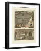 The Etruscan Catacombs in the Old Town of Tarquinia-null-Framed Giclee Print