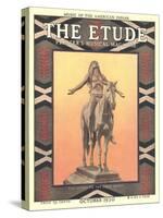 The Etude, Magazine Cover-null-Stretched Canvas