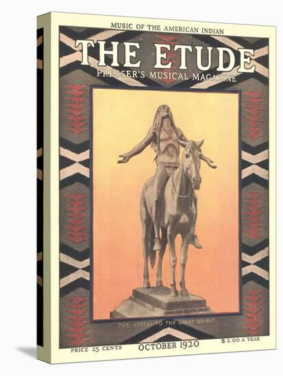 The Etude, Magazine Cover-null-Stretched Canvas