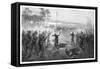 The Eureka Stockade, Ballarat, Victoria, Australia, 1854-WJ Smedley-Framed Stretched Canvas