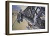 The Europe Bridge, 1876-Gustave Caillebotte-Framed Giclee Print
