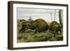 The European Bison-null-Framed Giclee Print