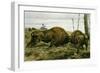 The European Bison-null-Framed Giclee Print