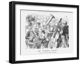 The European Concert, 1880-Joseph Swain-Framed Giclee Print