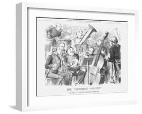 The European Concert, 1880-Joseph Swain-Framed Giclee Print