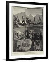 The European Demonstration on the Adriatic Coast, Camping Out in Montenegro-Richard Caton Woodville II-Framed Giclee Print