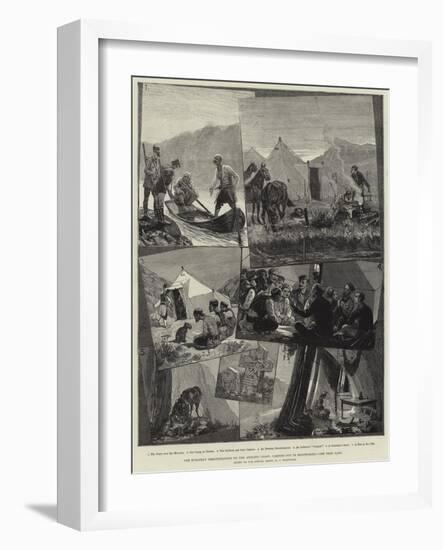 The European Demonstration on the Adriatic Coast, Camping Out in Montenegro-Richard Caton Woodville II-Framed Giclee Print