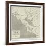 The European Demonstration on the Adriatic Coast, Map of the Albanian and Montenegrin Frontier-null-Framed Giclee Print