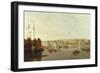 The European Factories, Canton, 1806-William Daniell-Framed Giclee Print