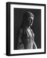 The Euthydikos Kore, from the Acropolis, circa 490 BC-null-Framed Giclee Print