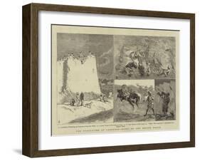 The Evacuation of Candahar, Notes on the Return March-Alfred Chantrey Corbould-Framed Giclee Print