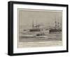 The Evacuation of Crete by the Turks, the First Transport Leaving Candia-null-Framed Giclee Print