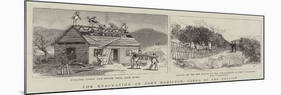 The Evacuation of Port Hamilton, Corea, by the English-null-Mounted Giclee Print