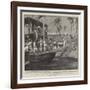 The Evacuation of the Atbara Camp, the Sirdar Watching the Ninth Soudanese Embarking-Walter Stanley Paget-Framed Giclee Print