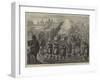 The Evacuation of Zululand, the 21st Royal Scots Fusiliers on the March Homewards-null-Framed Giclee Print