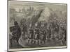 The Evacuation of Zululand, the 21st Royal Scots Fusiliers on the March Homewards-null-Mounted Giclee Print
