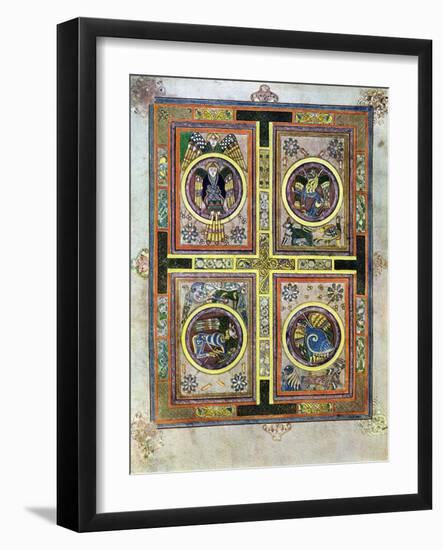 The Evangelical Symbols, 800 Ad-null-Framed Giclee Print