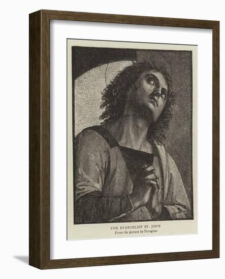 The Evangelist St John-Pietro Perugino-Framed Giclee Print