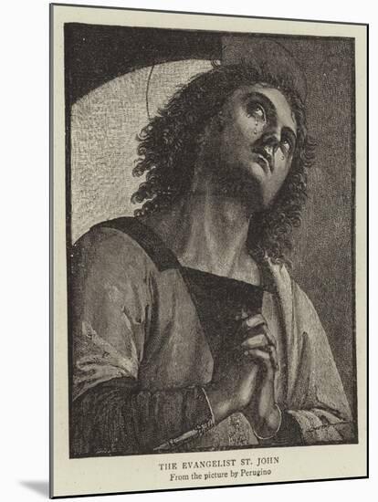 The Evangelist St John-Pietro Perugino-Mounted Giclee Print