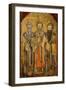 The Evangelists of Cappadocia Saint Gregory Nazianzus, St John Chrysostom, St Basil the Great-Icon-Framed Giclee Print