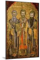 The Evangelists of Cappadocia Saint Gregory Nazianzus, St John Chrysostom, St Basil the Great-Icon-Mounted Giclee Print
