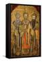 The Evangelists of Cappadocia Saint Gregory Nazianzus, St John Chrysostom, St Basil the Great-Icon-Framed Stretched Canvas