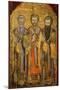 The Evangelists of Cappadocia Saint Gregory Nazianzus, St John Chrysostom, St Basil the Great-Icon-Mounted Giclee Print