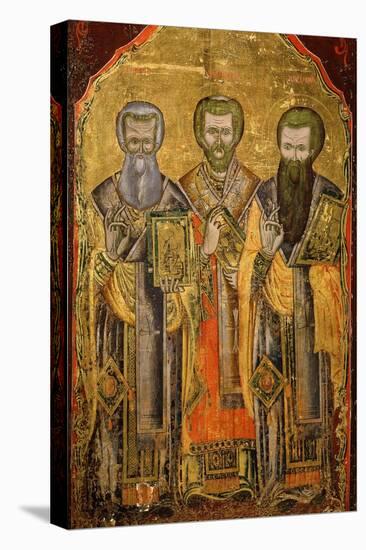 The Evangelists of Cappadocia Saint Gregory Nazianzus, St John Chrysostom, St Basil the Great-Icon-Stretched Canvas