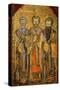 The Evangelists of Cappadocia Saint Gregory Nazianzus, St John Chrysostom, St Basil the Great-Icon-Stretched Canvas