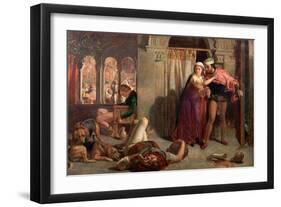 The Eve of St Agnes, 1848-William Holman Hunt-Framed Giclee Print