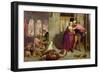 The Eve of St. Agnes, or the Flight of Madelaine and Porphyro During the Drunkenness Attending…-William Holman Hunt-Framed Giclee Print