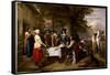 The Eve of the Battle of Edgehill, 1642, 1845-Charles Landseer-Framed Stretched Canvas