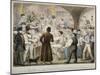 The Evening after a Mock Election in the Fleet Prison, June 1835-Isaac Robert Cruikshank-Mounted Giclee Print