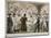 The Evening after a Mock Election in the Fleet Prison, June 1835-Isaac Robert Cruikshank-Mounted Giclee Print