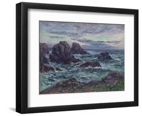 The Evening at Ouessant; Le Soir a Ouessant-Henry Moret-Framed Giclee Print