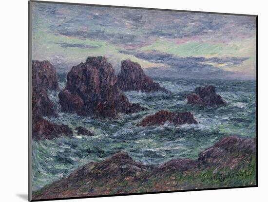 The Evening at Ouessant; Le Soir a Ouessant-Henry Moret-Mounted Giclee Print