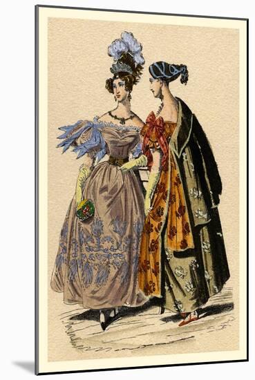 The Evening Ball-null-Mounted Art Print
