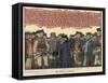 The Evening before the Battle of Leuthen-Richard Knoetel-Framed Stretched Canvas