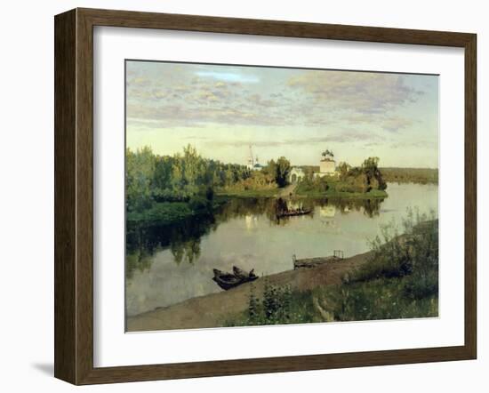 The Evening Bell Tolls, 1892-Isaak Ilyich Levitan-Framed Giclee Print