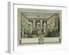 The Evening Dress Ball at the House of Monsieur Villemorien Fila-Augustin De Saint-aubin-Framed Giclee Print